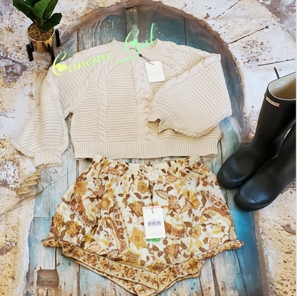 Spell Sweaters - NWT Spell and the gypsy Brunch cable knit sweater